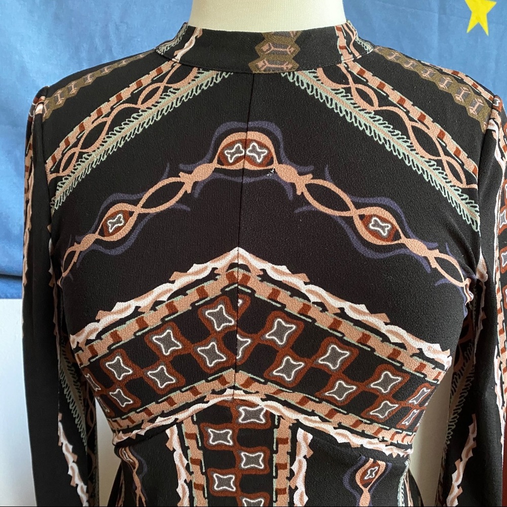 Free People long sleeve skater dress - sz S